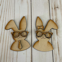 Load image into Gallery viewer, Nerdy Bunnies (set of 2)
